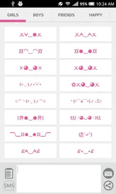 Cool Text Emoticons android App screenshot 3